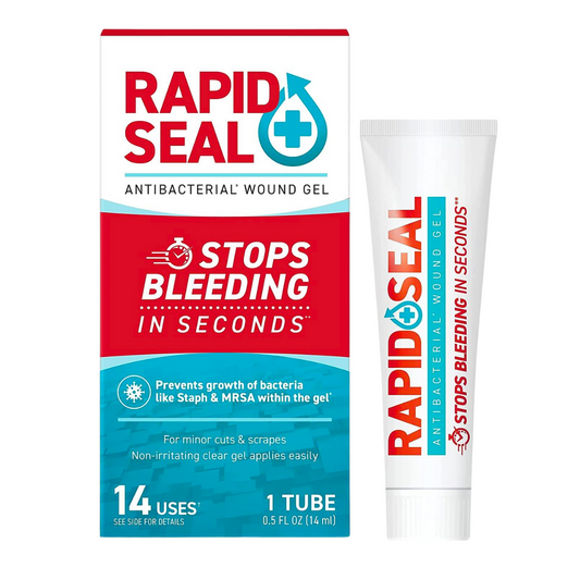 Rapid Seal Antibacterial Wound Gel (0.5 fl oz / 14ml) 1 Tube (14 Uses)