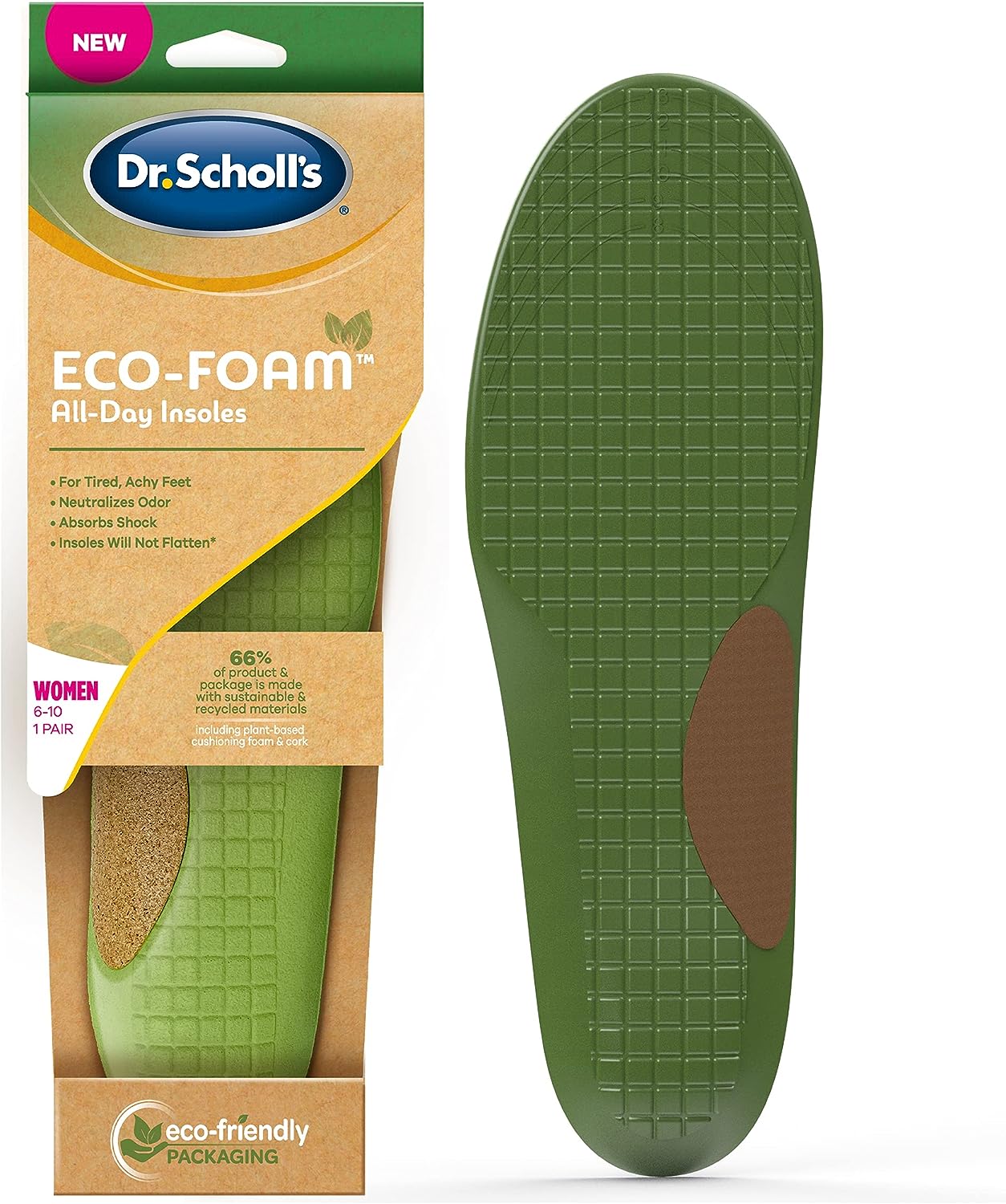 Dr. Scholl's Eco-Foam Insoles All-Day Insoles - Women 6-10 (1 Count)