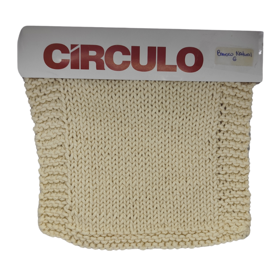 Circulo Barroco Natural Code Knitting Pattern Sample