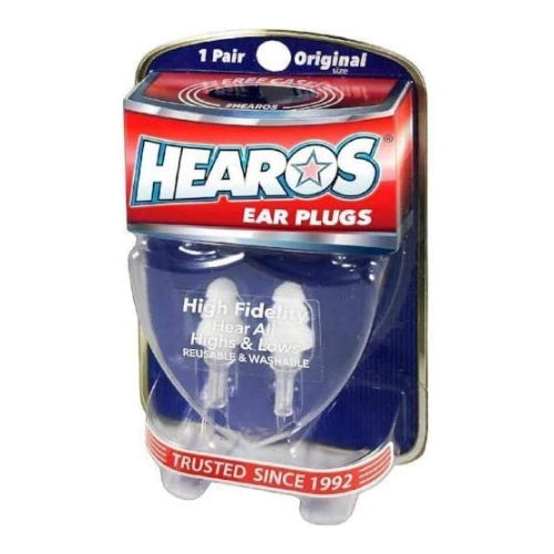 HEAROS High Fidelity Musician Ear Plugs Reusable & Washable, 1 Pair