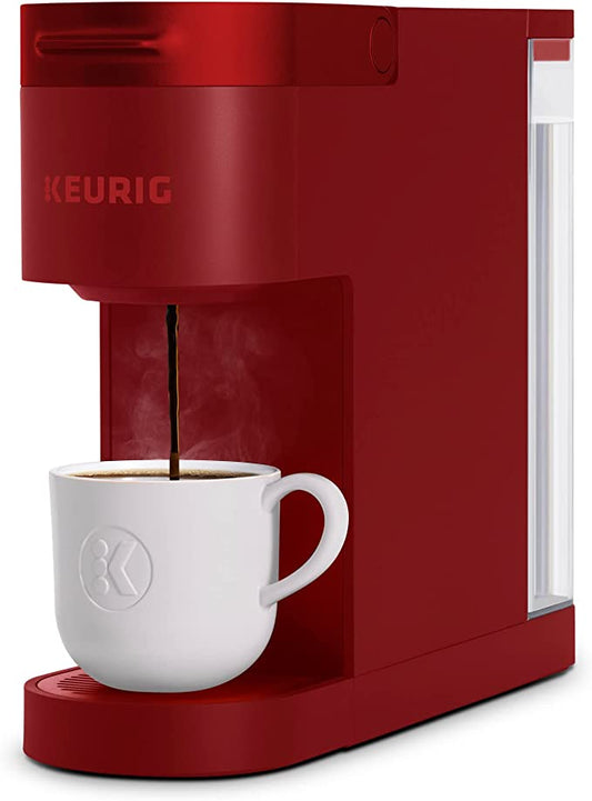 Keurig K-Slim Coffee Maker, Single Serve K-Cup Pod Coffee Brewer, Multistream Technology, Scarlet Red 2.96 kg