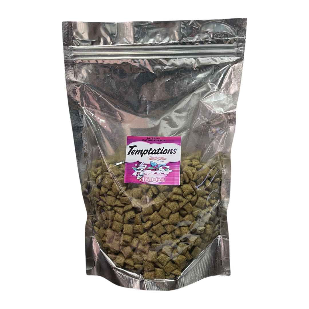 Temptations Blissful Catnip Flavor Treats for Cats, 16 oz