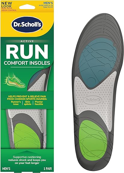 Dr. Scholl's Running Insoles with Active Perform Technology Superior Shock Absorption - 1 Pair (PACKAGING MAY VARY)