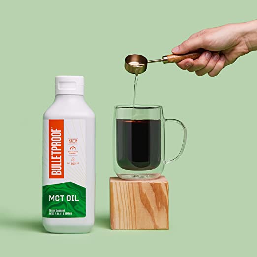 Bulletproof XCT MCT Oil Made with C10 and C8 MCT Oil, 32 Oz, Amplifies Energy, Keto Friendly