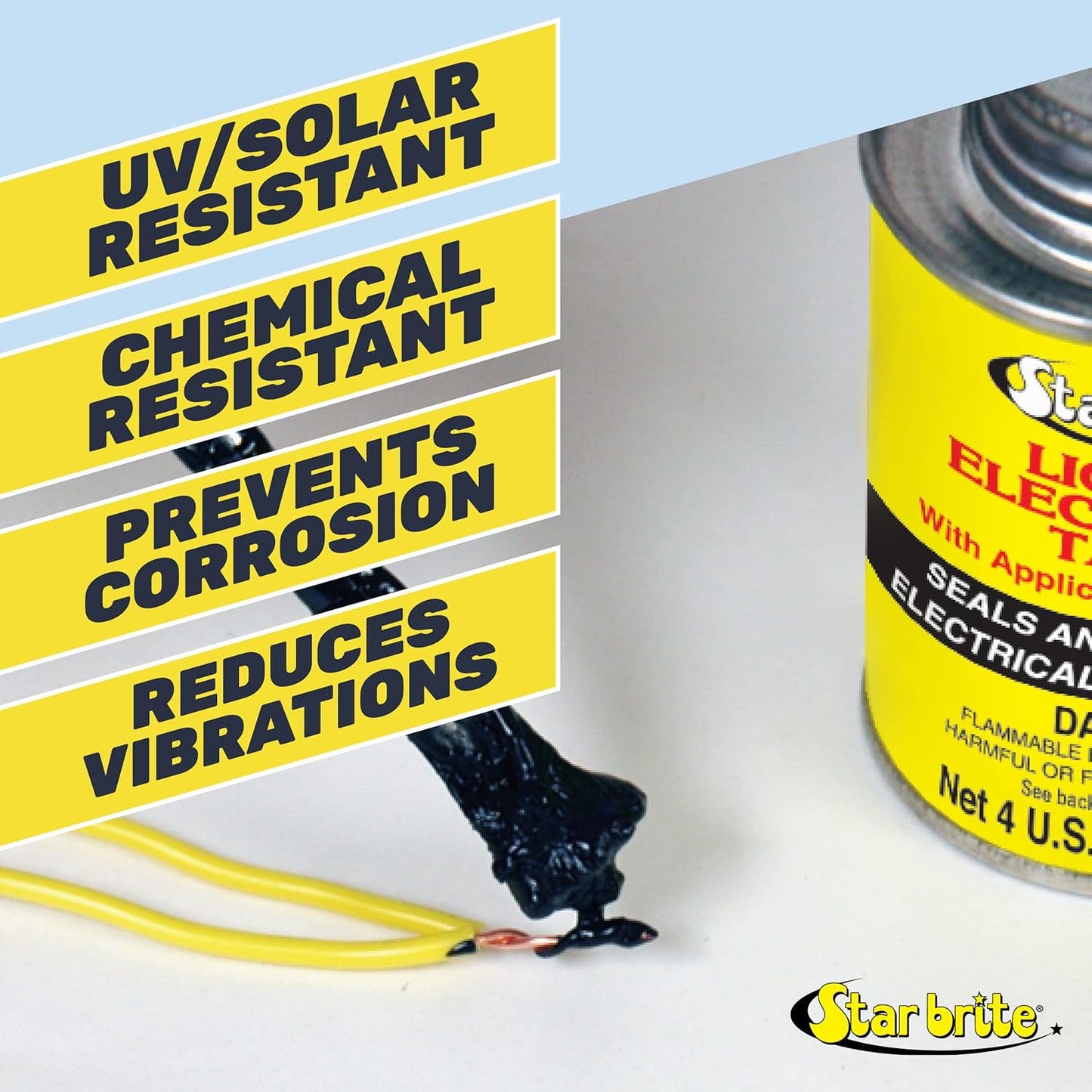 Star Brite Black Liquid Electrical Tape, 118 ml / 4 fl. oz.