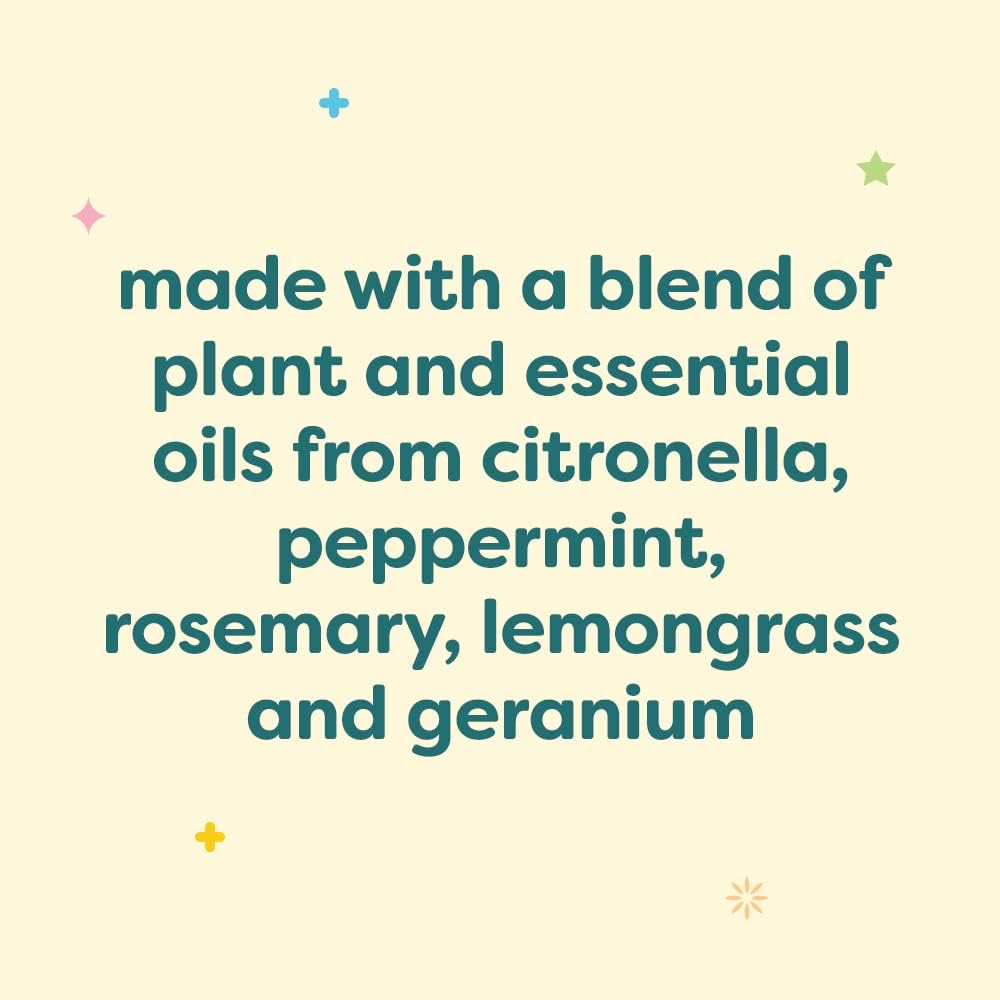 Babyganics Natural Insect Plant Based Repellent, 6 fl oz / 177mL (PACKAGING MAY VARY)