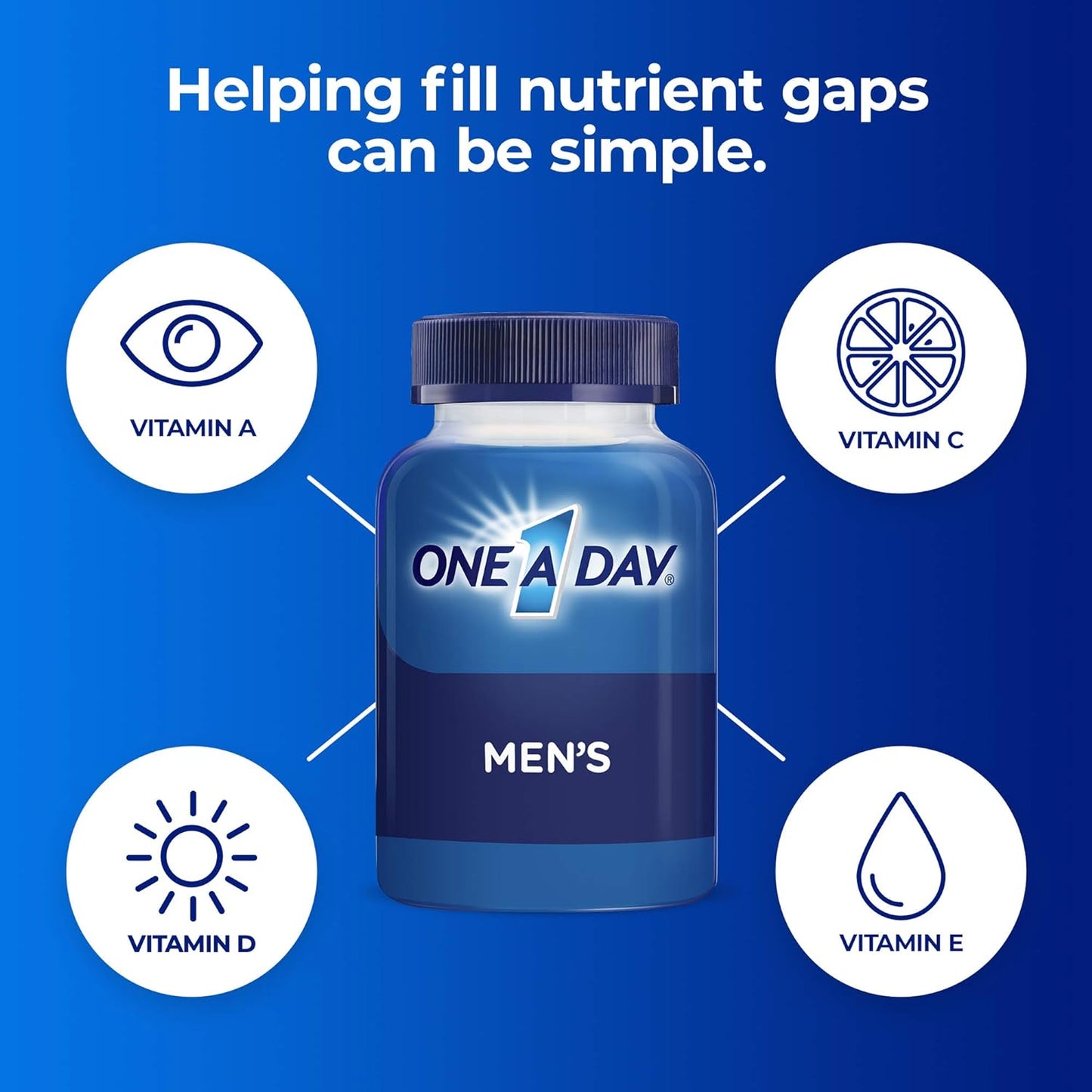 One A Day Men's Pro Edge Multivitamin (50 Tablets)