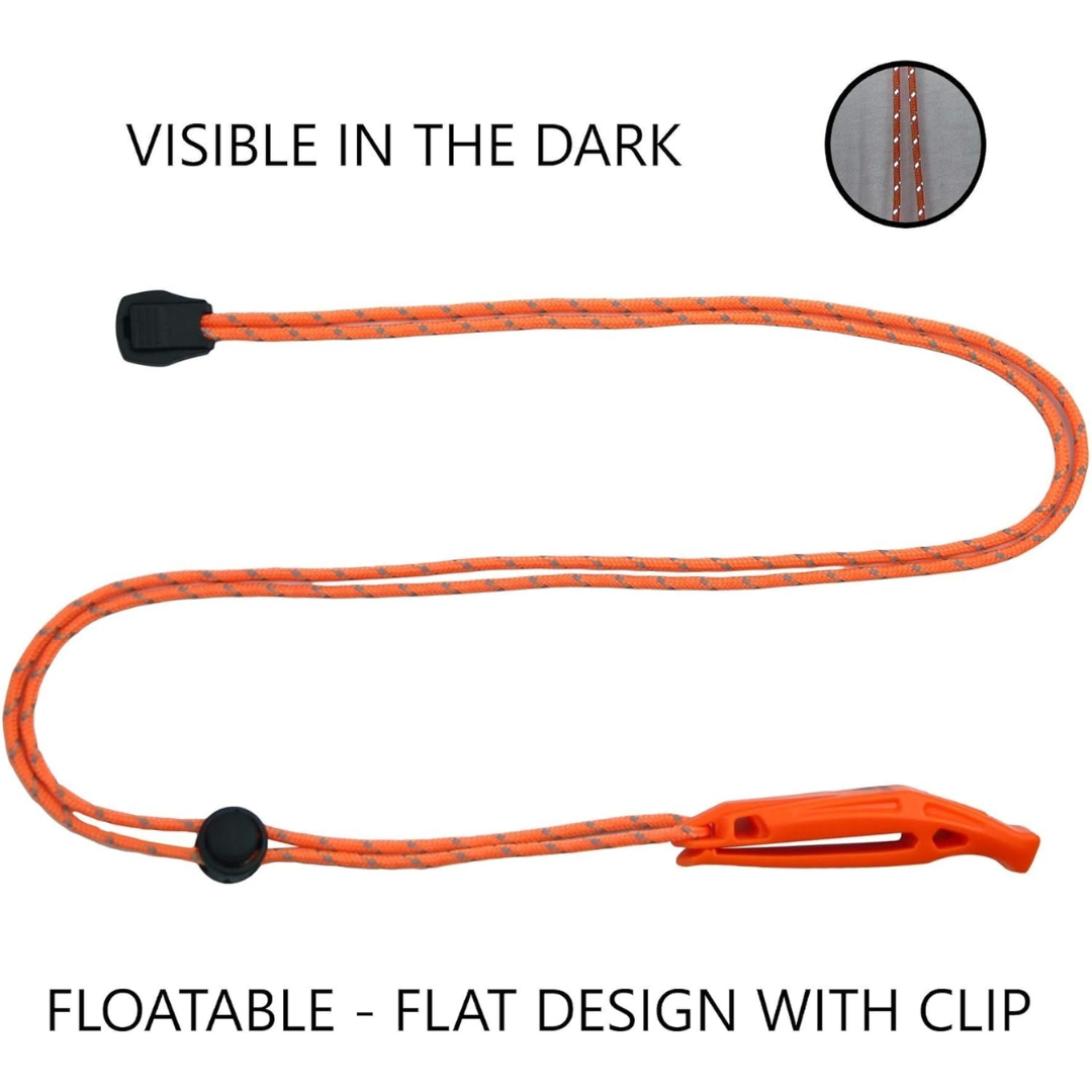 LuxoGear Emergency Whistle, Orange