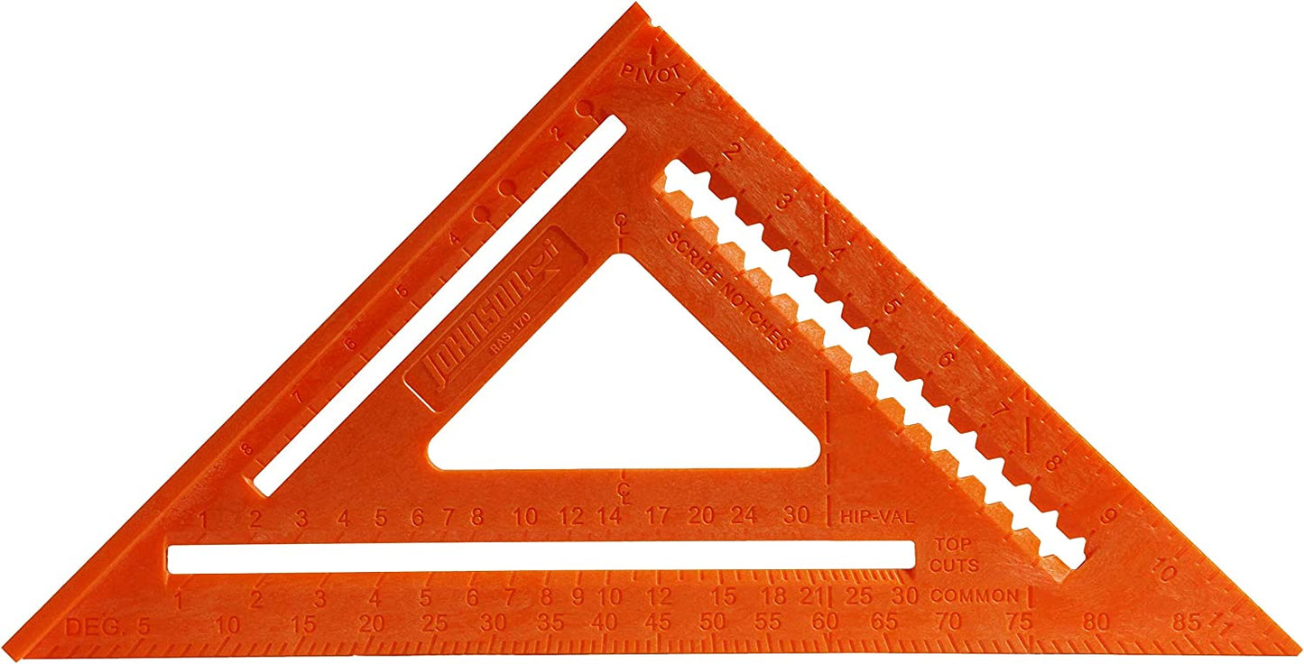 Johnson Level & Tool RAS-170B-ORA Structo-Cast Rafter 12" / 30cm