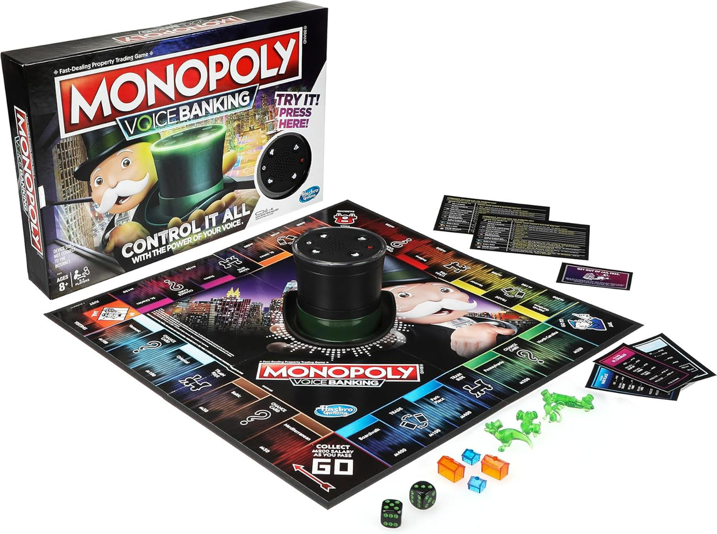 Hasbro Gaming Monopoly Voice Banking Electronic Family Board Game