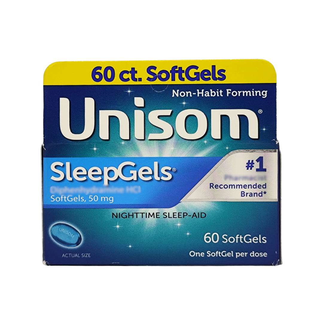 Unisom SleepGels 50 mg, 60 Softgels