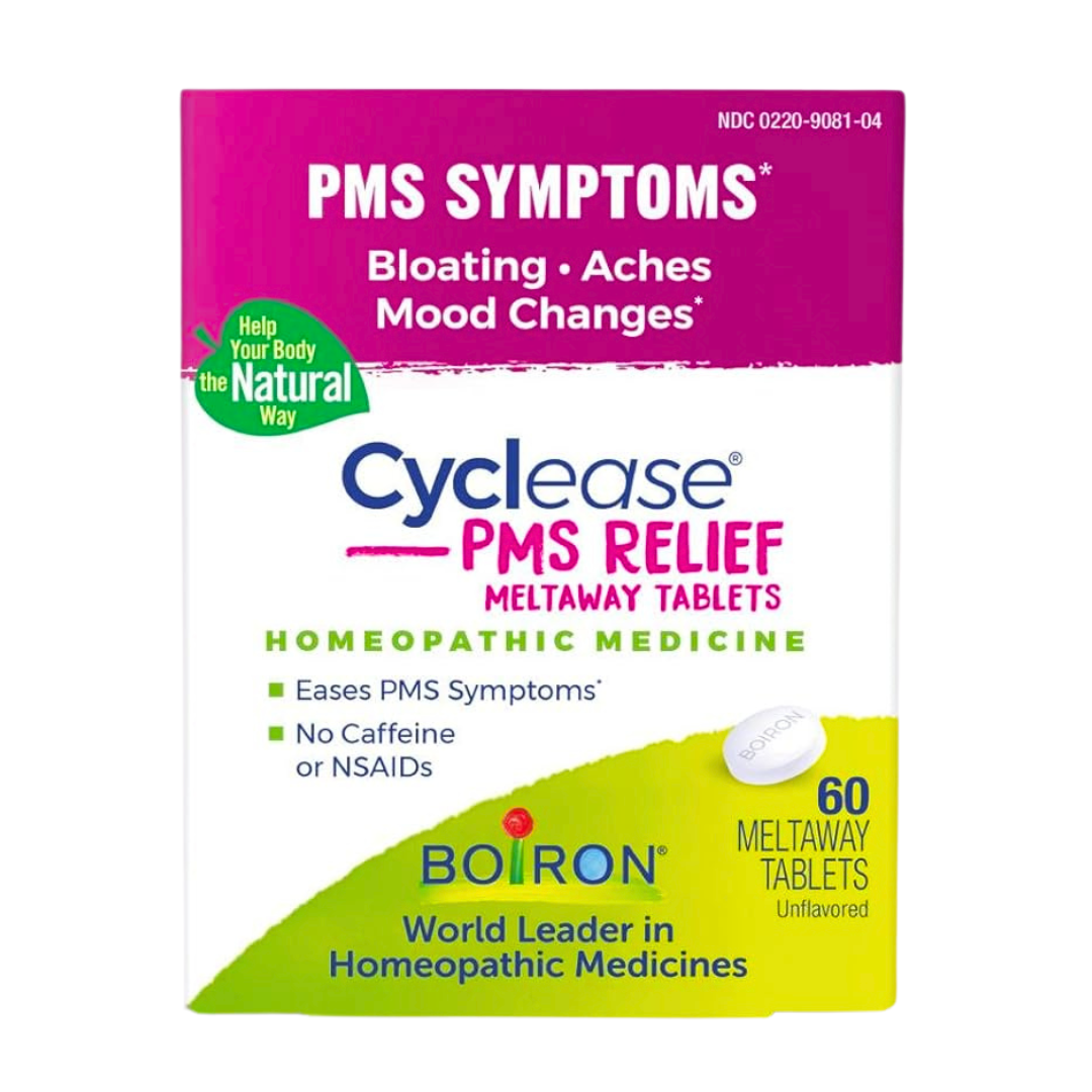 Boiron Cyclease PMS Relief Meltaway Tablets Unflavored 60 Count
