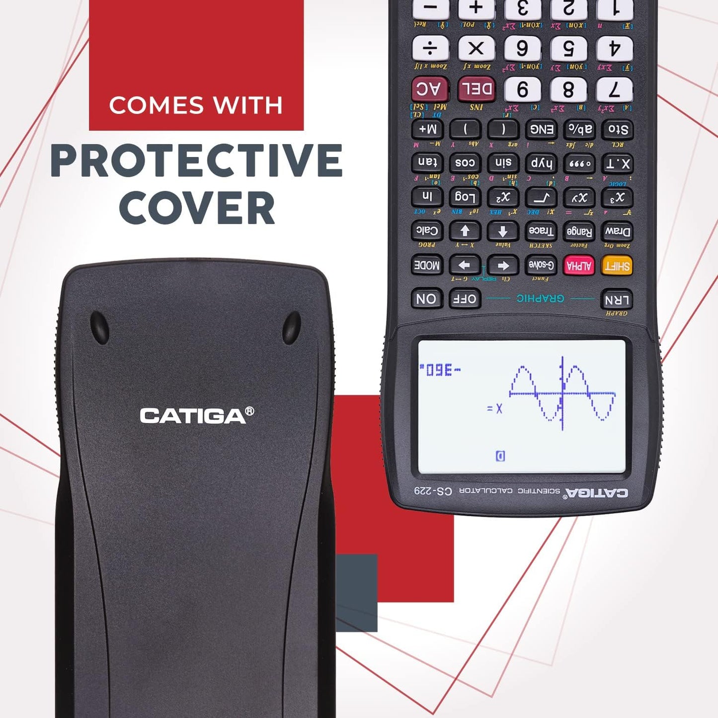 Catiga Scientific Calculator With Graphic Functions, Multiple Modes - ( CS - 229 )