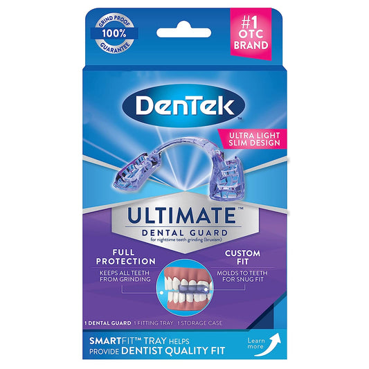 DenTek Ultimate Guard for Nighttime Teeth Grinding (Bruxism) 1 Dental Guard 1 Smartfit Tray