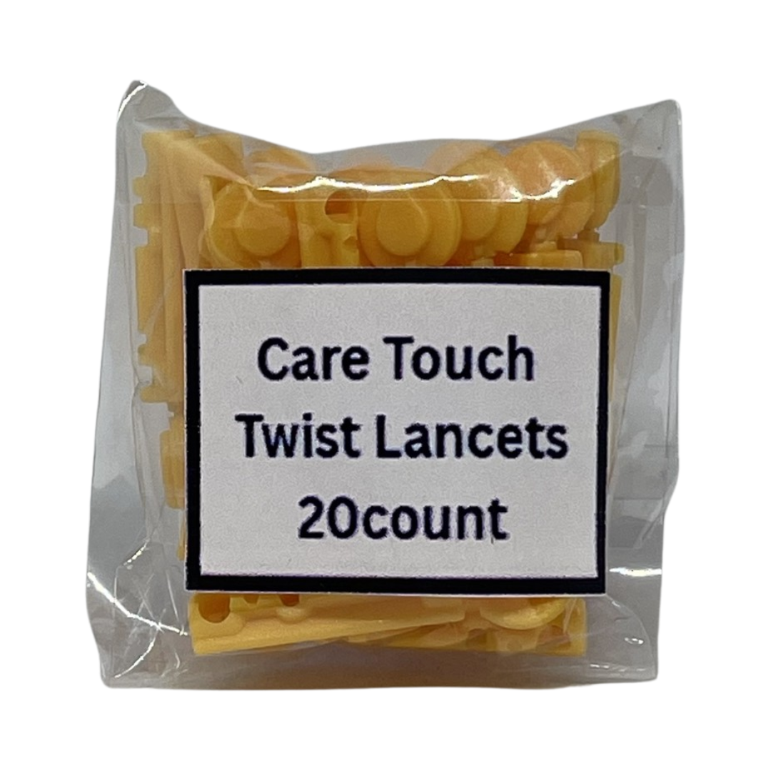 Care Touch Twist Lancets, 20 Count