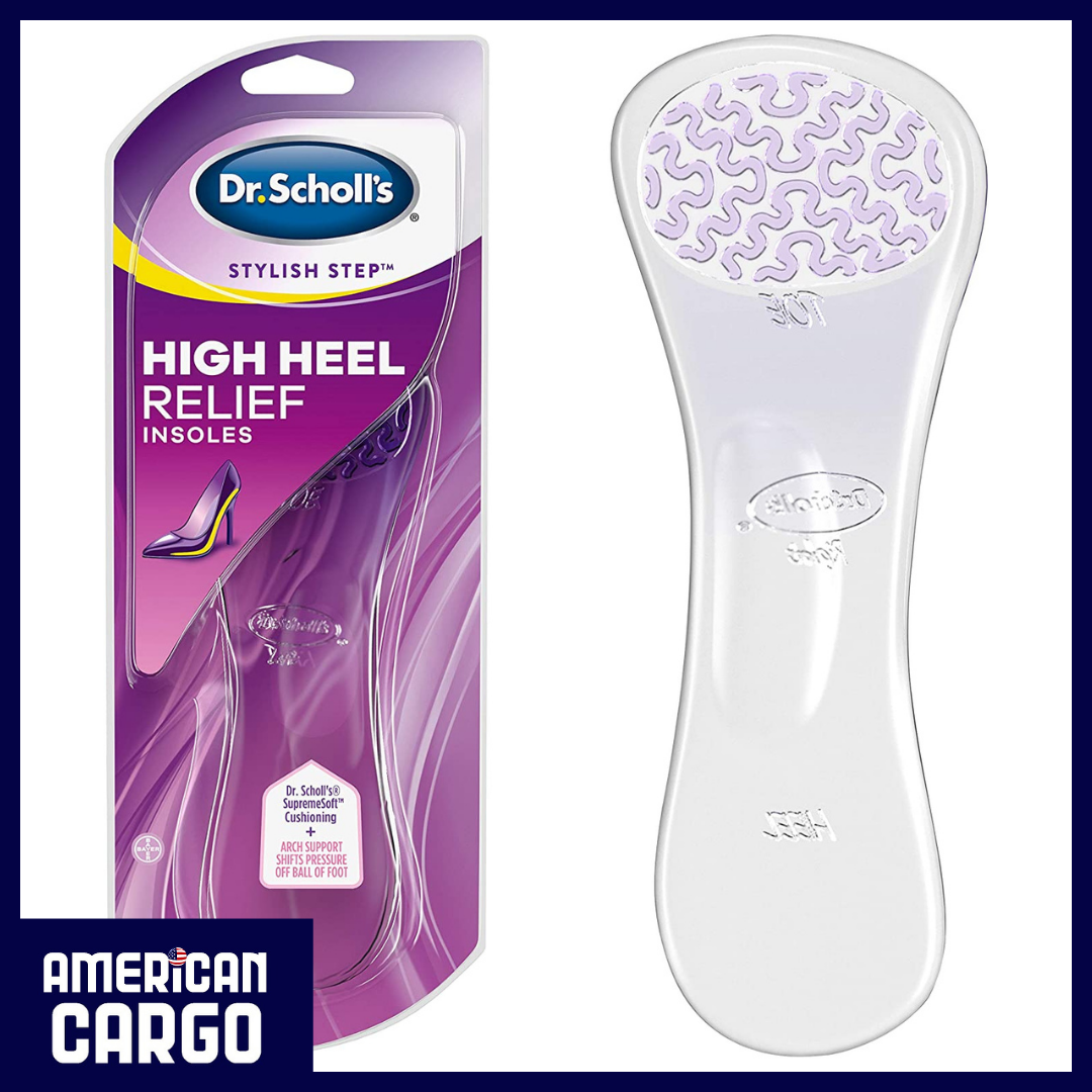 Dr. Scholl's Stylish Step High Heel Relief Insoles Size 6 - 10, 2 Count (Pack of 1)
