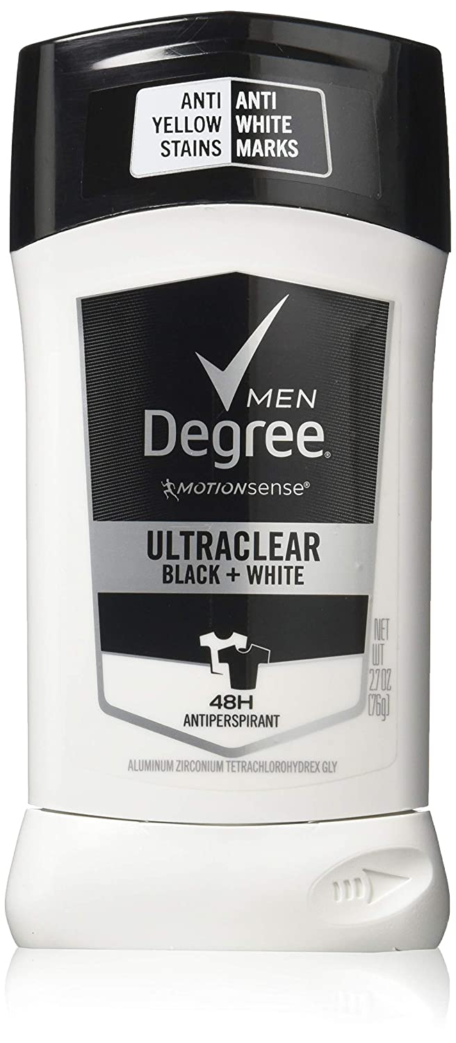Degree Men Antiperspirant Deodorant Ultra Clear Black + White, 2.7 oz. / 76g