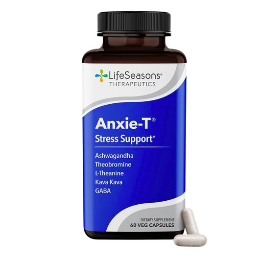 Life Lesson Therapeutics Anxie-T Stress Support Supplement 60 Veg Capsules