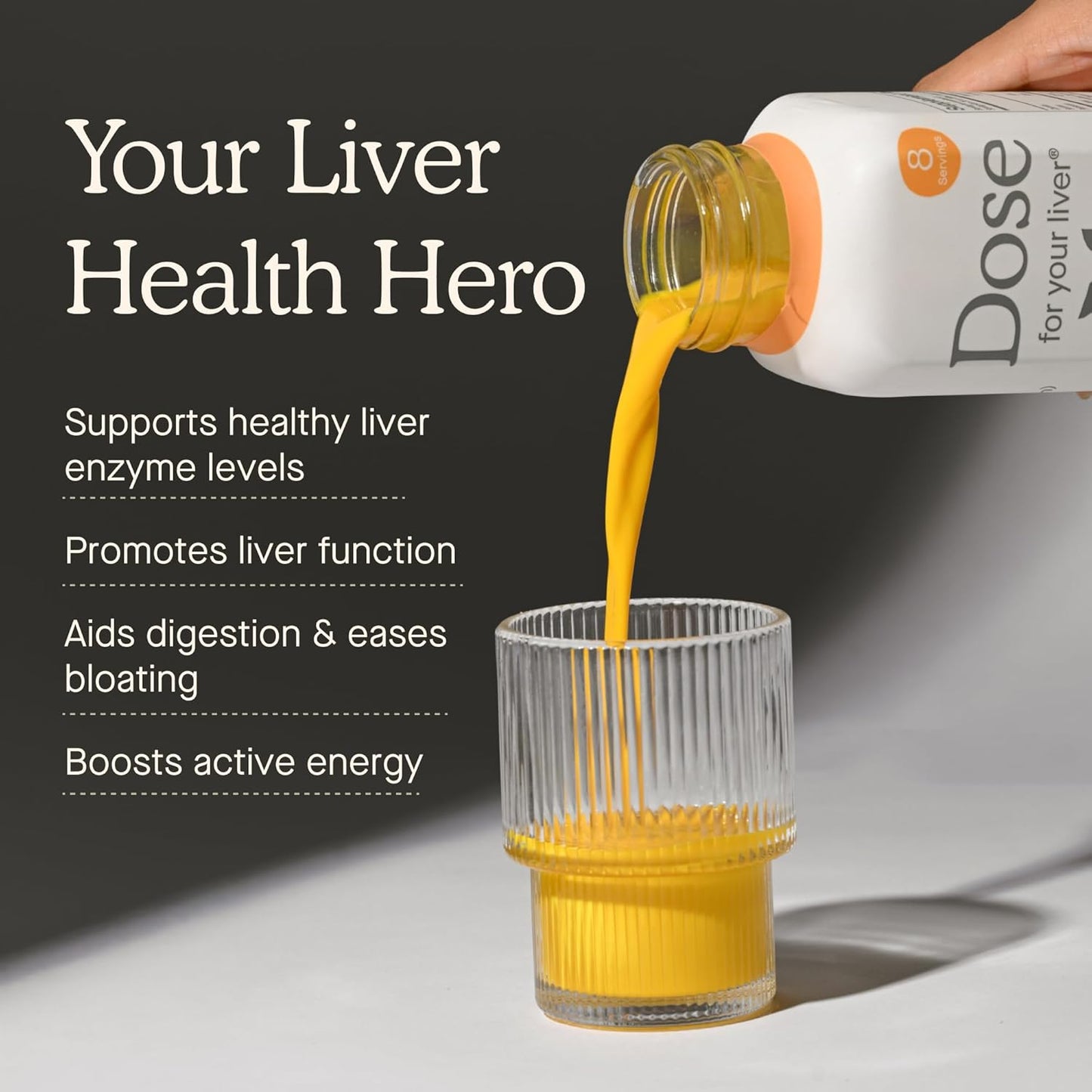 Dose for your Liver made with Organic Herbs Dietary Supplement, 472 ml / 16 fl oz