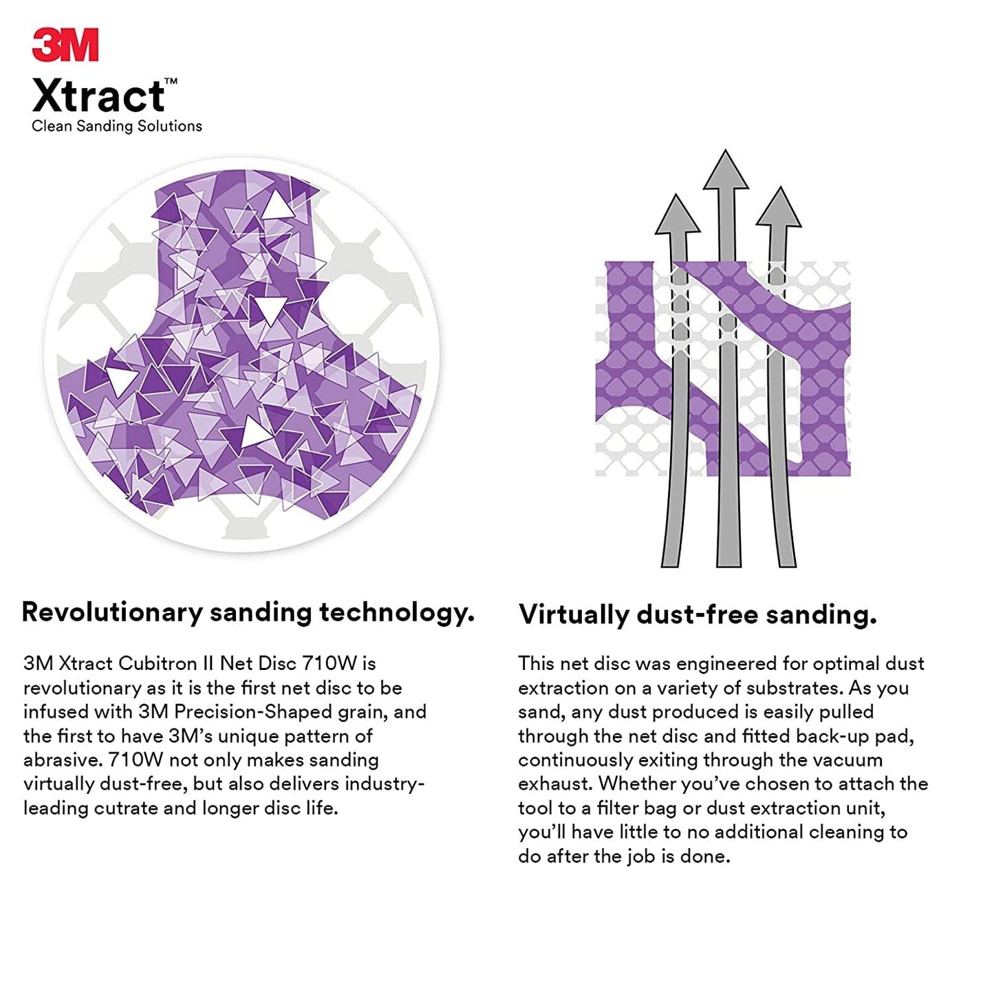 3M Xtract Net Disc 710W Assorted Grades, 12 Pieces ( 66584)