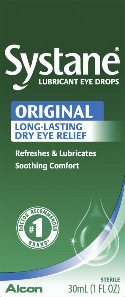 Systane Original Long Lasting Lubricant Eye Drops, 1 fl.oz / 30ml