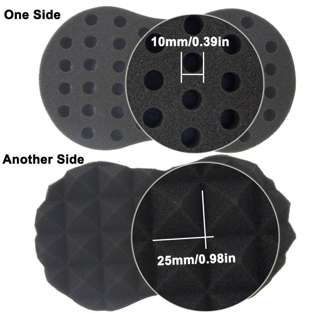 RioRand Hair Sponge Magic Barber Twist Curl Brush Sponge Dreads Comb Care Tool, Pyramid Black