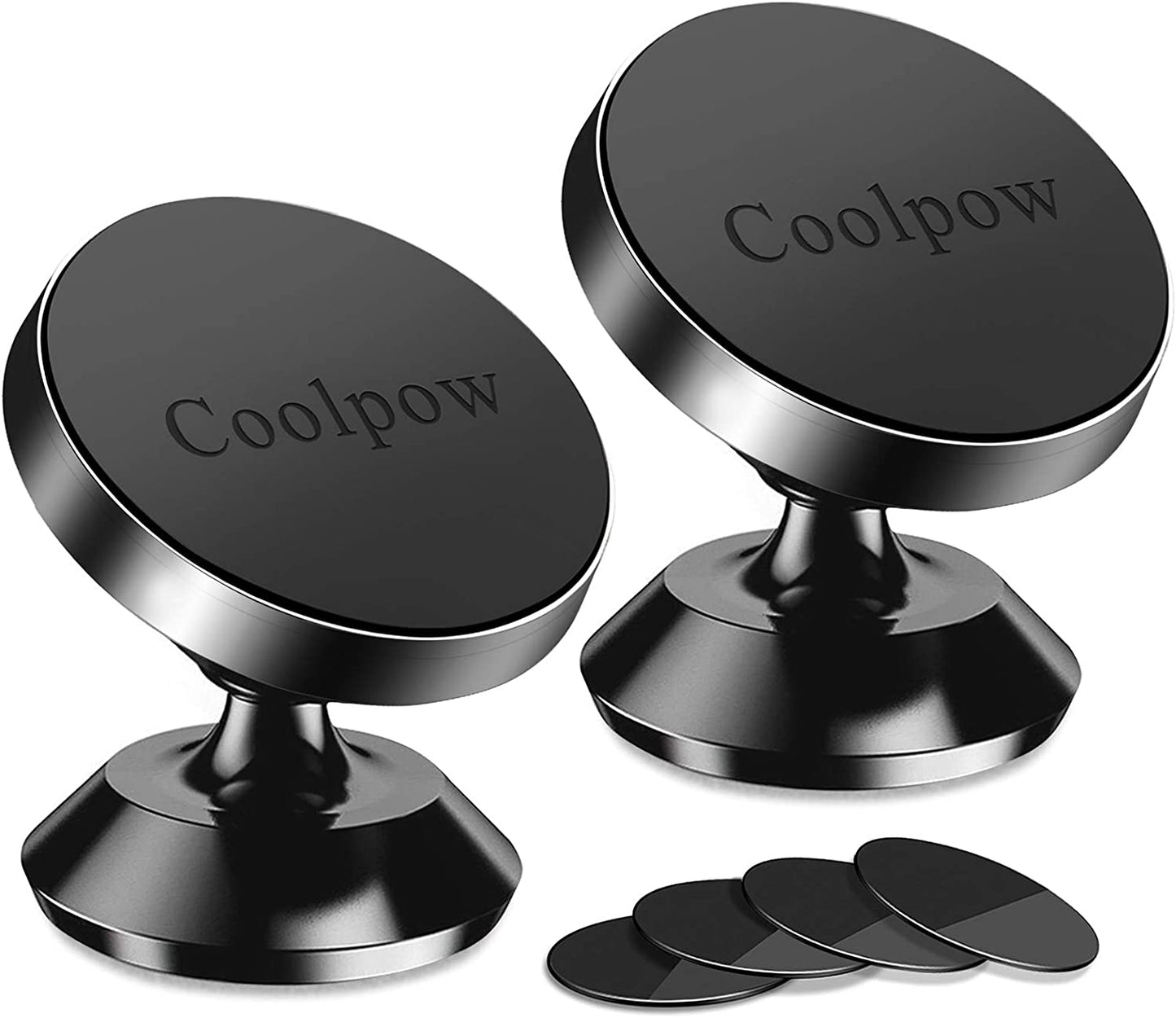Coolpow Magnetic Car Phone Mount 2 Pack