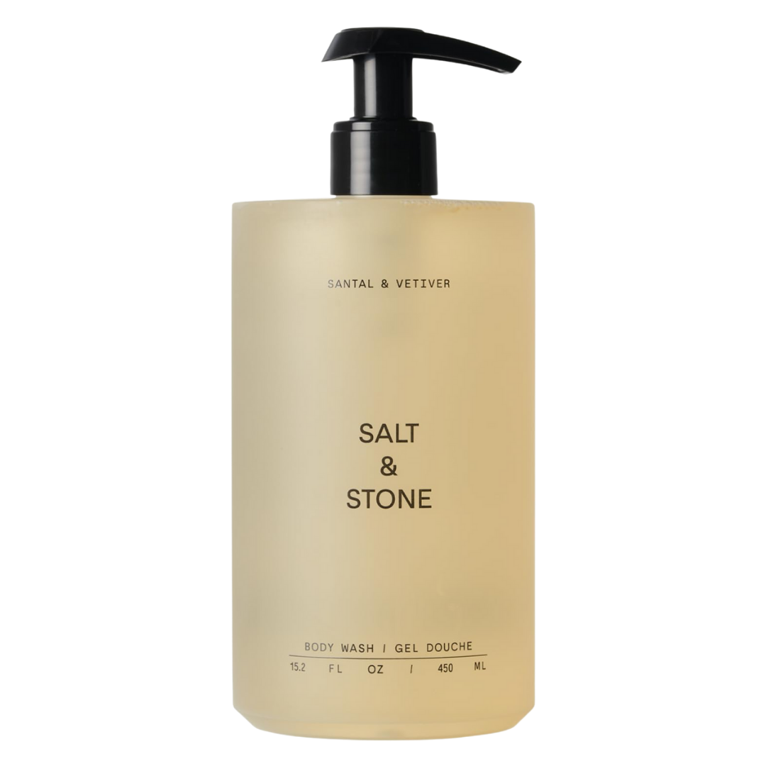 Salt & Stone Body Wash Santal & Vetiver, 15.2 oz / 450 ml