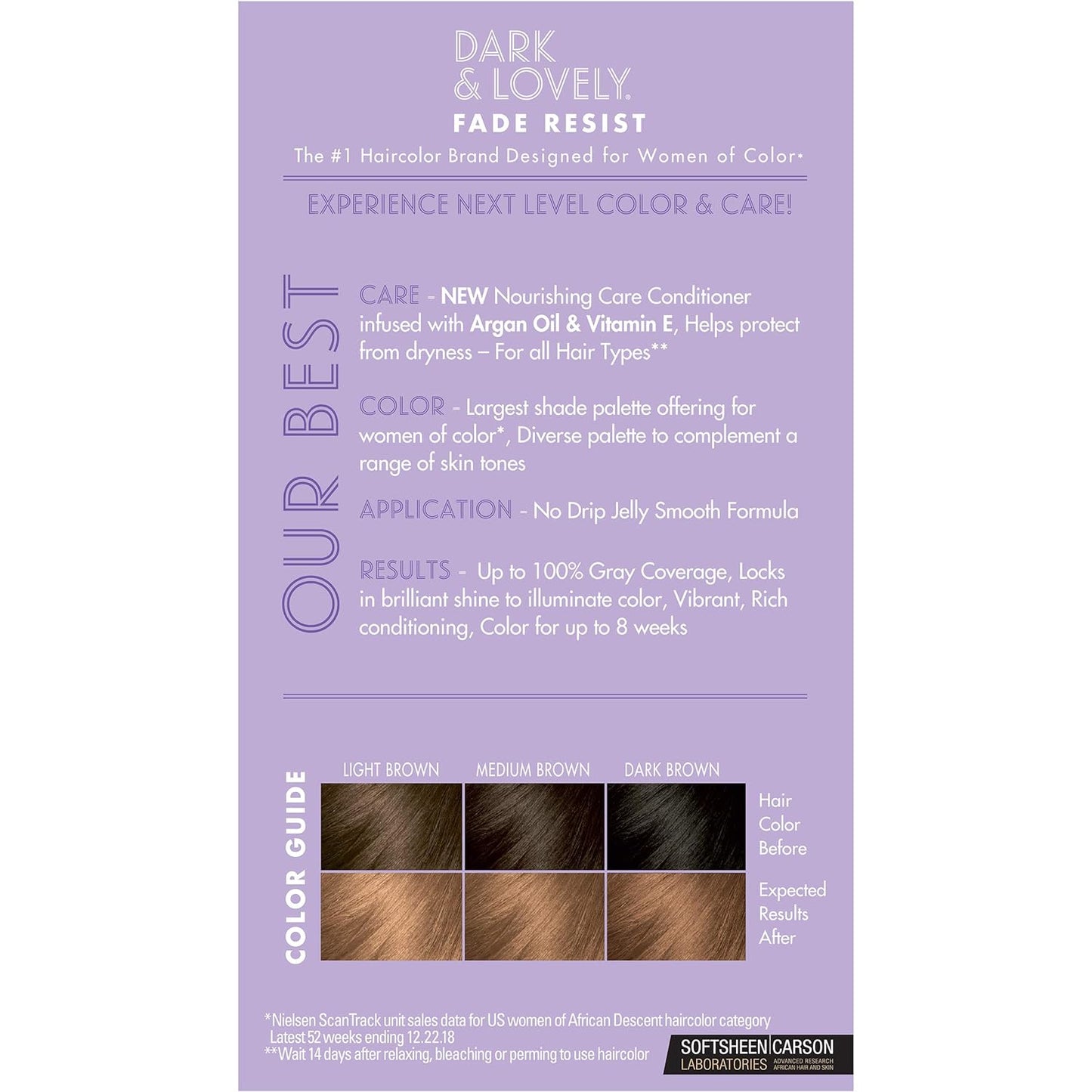 Soft-Sheen Carson Dark & Lovely Fade Resist Permanent Hair Color  1 Count