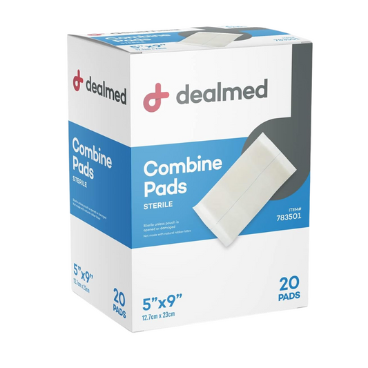 Dealmed Sterile Combine Pads 783501 5"x 9", 20 Pads