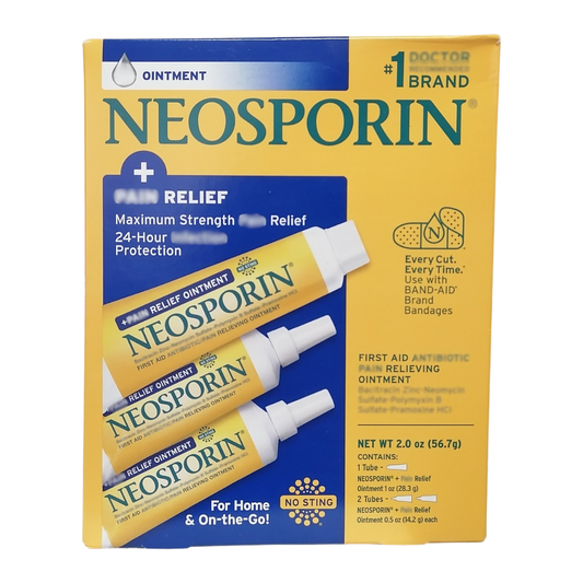 Neosporin Relief Ointment, Pack of 3