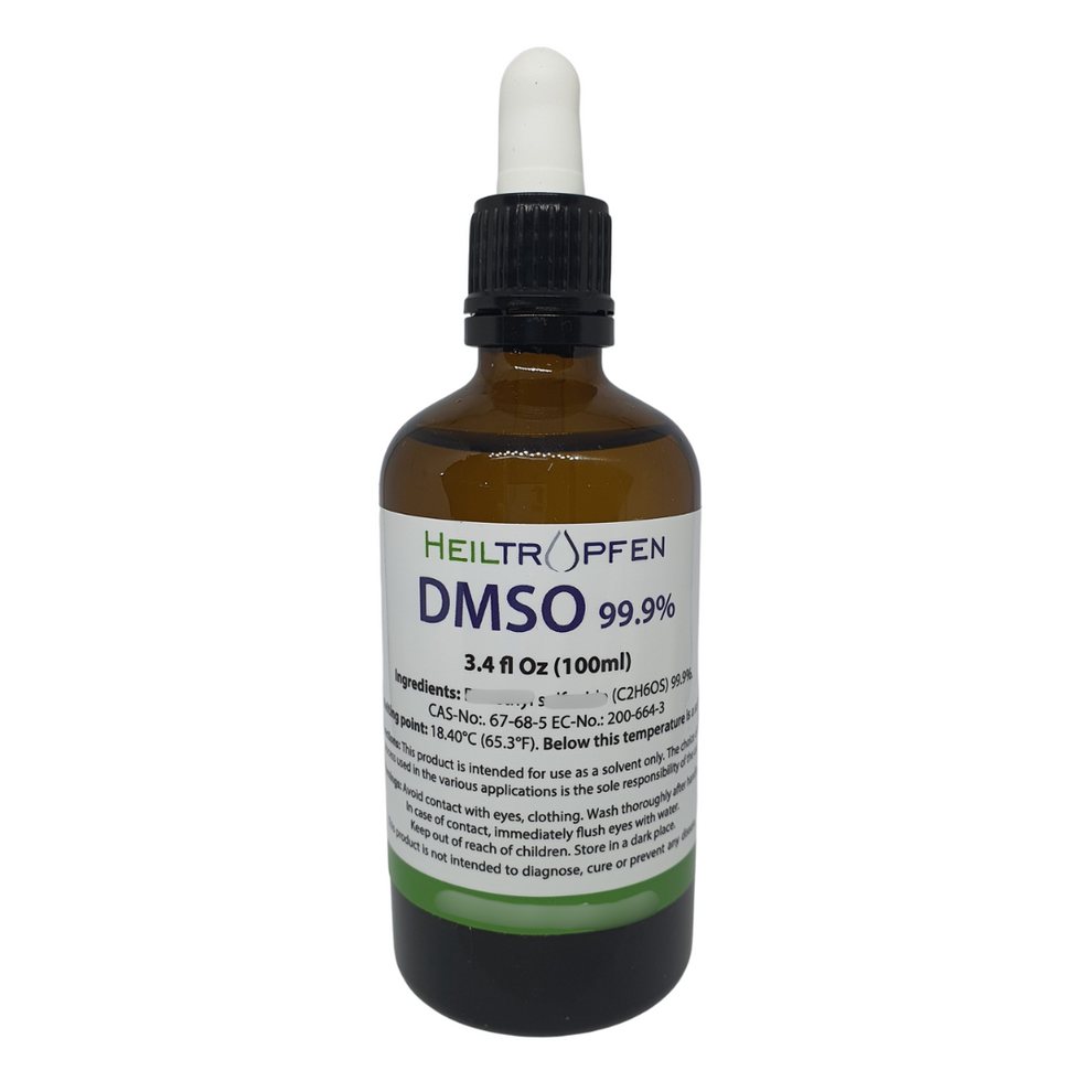 99.9% DMSO - Liquid Pharmaceutical Grade, High Purity (3.4 Oz - 100ml ...