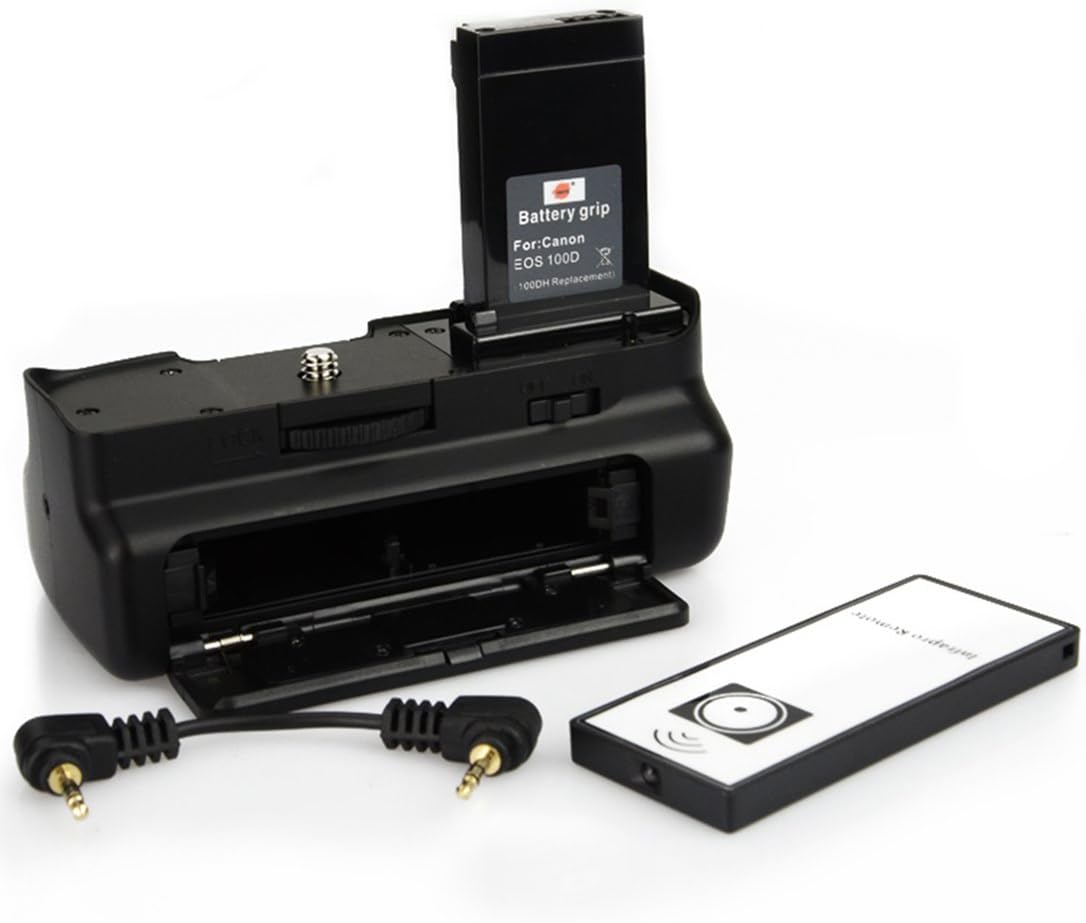 DSTE Battery Grip Fits for Canon 100D (100DH Replacement)