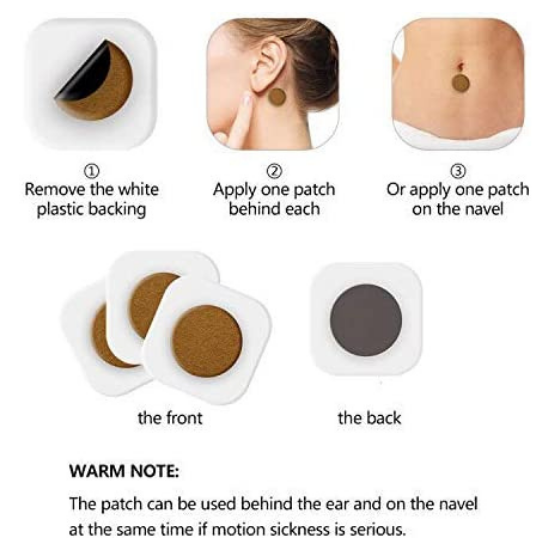 MQ Motion Sickness 10 Patches PACKAGING MAY VARY