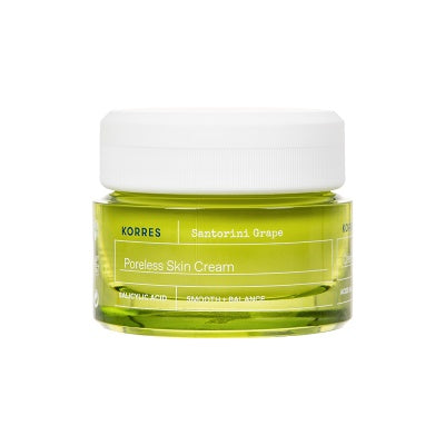 Korres Poreless Skin Cream Santorini Grape Salicylic Acid Smooth + Balance, 40 mL, 1 Count