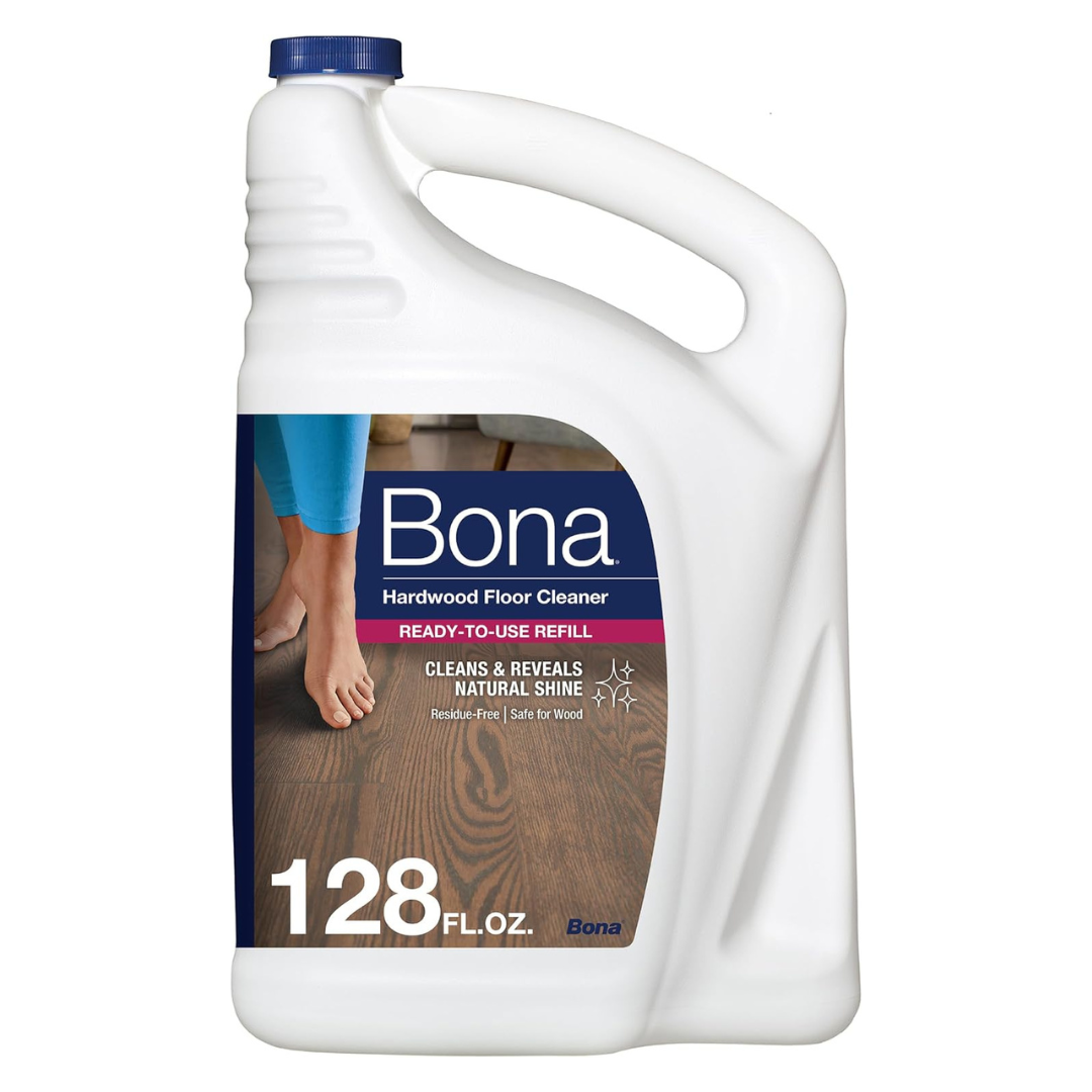Bona Hardwood Floor Cleaner Ready-to-Use Refill, 128 fl. oz. / 3.78 Liters