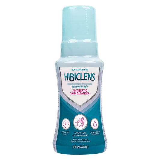 Hibiclens Antiseptic Skin Cleanser with Foam Pump, 8 oz / 236 ml