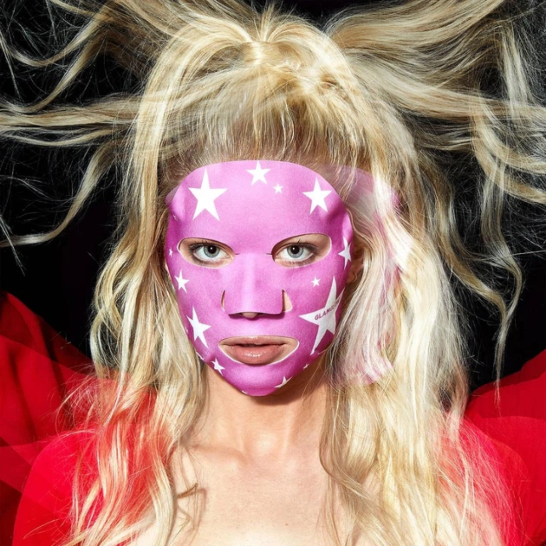 GlamGlow CoolSheet No-Drip Hydrating Mask. 1 Count
