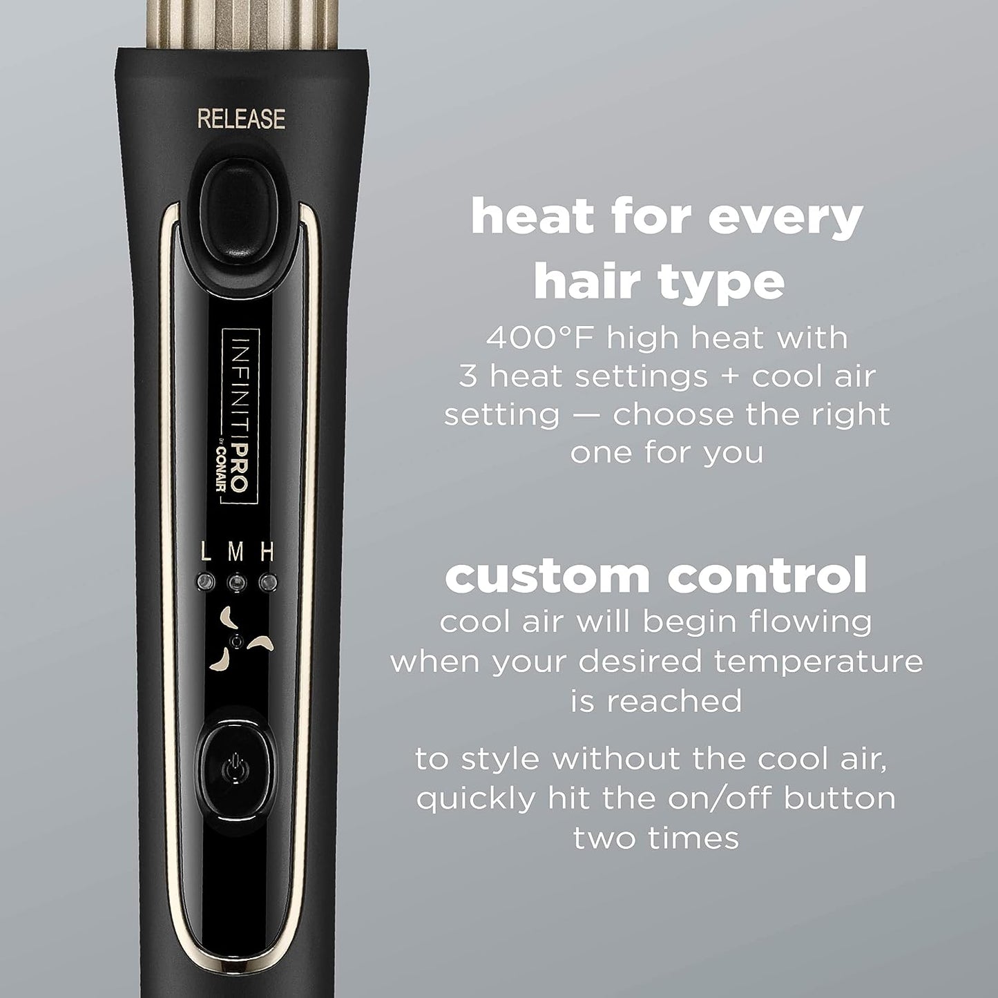 InfinitiPRO by Conair Cool Air Styler Black