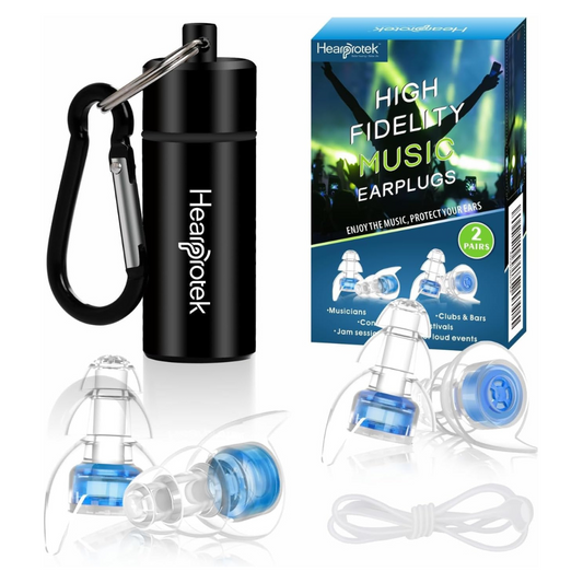 Hearprotek High Fidelity Music Earplugs 2 Pairs