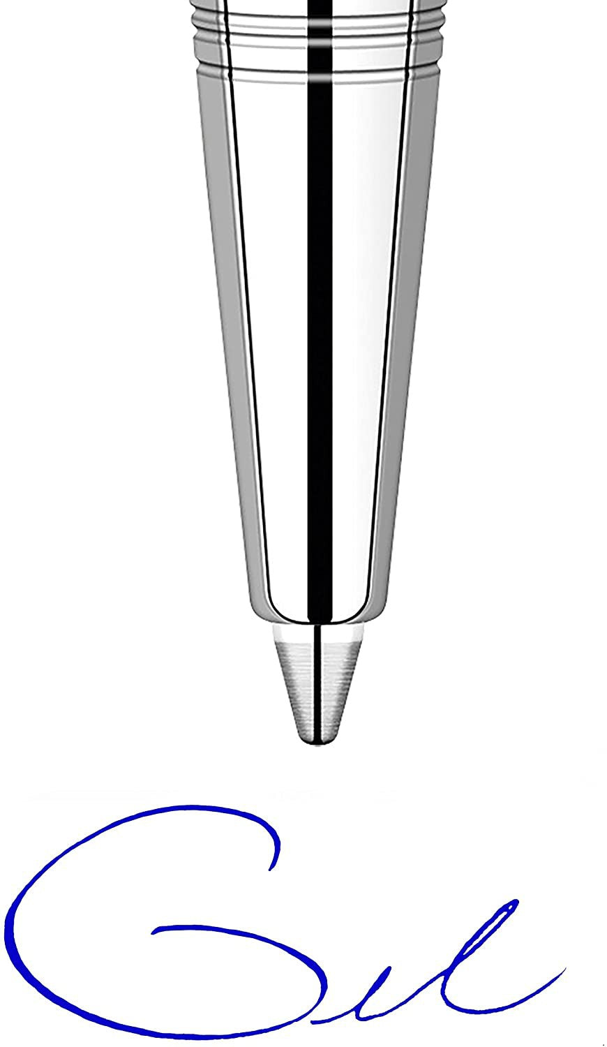 PARKER QUINK Ballpoint Pen Gel Ink Refills, Medium Tip, Blue, 2 Count