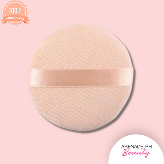Powder Puff Sponge Makeup Cosmetic with Handle Washable (Color May Vary)