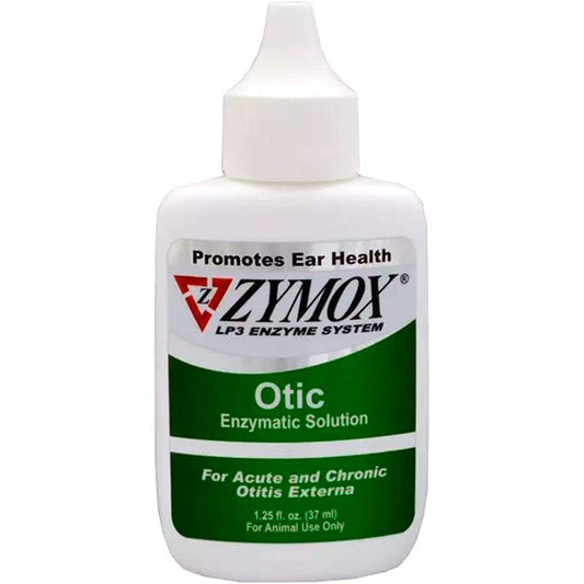 Pet King Brands Zymox Otic Enzymatic Solution for Dogs and Cats Soothes Ear Infections, 1.25 oz