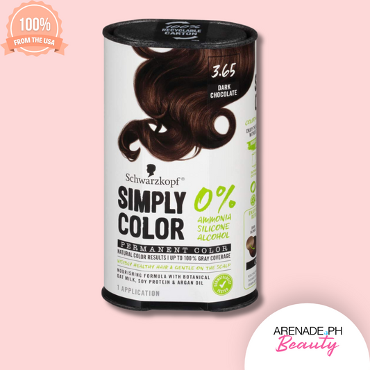Schwarzkopf Simply Permanent Color with 0% Ammonia Silicone Control