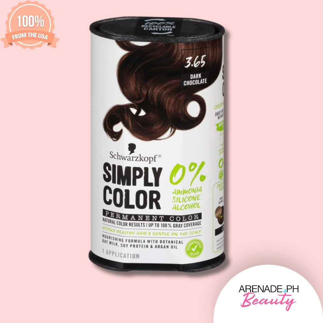 Schwarzkopf Simply Permanent Color with 0% Ammonia Silicone Control