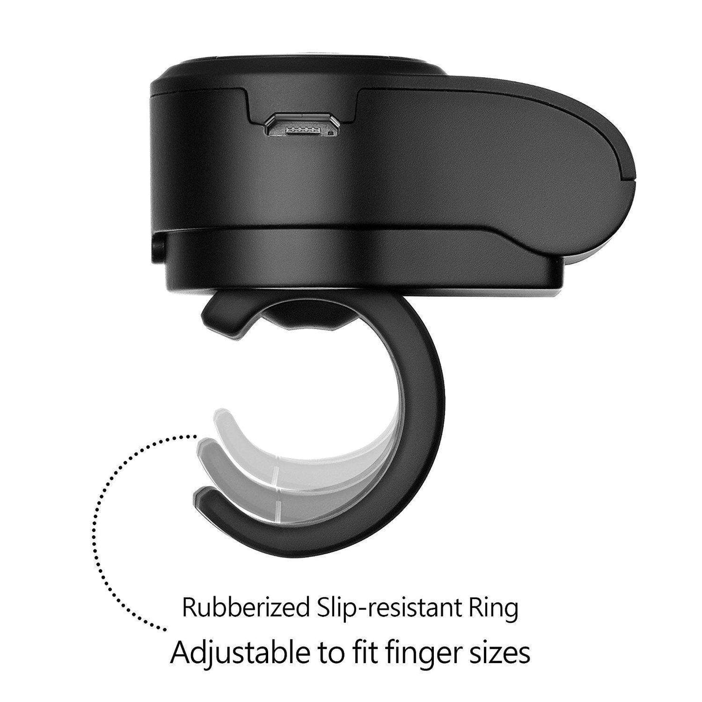 AMERTEER Wireless Presenter RF 2.4GHz Presentation Laser Pointer Finger Ring Remote Clicker Pen Rechargeable
