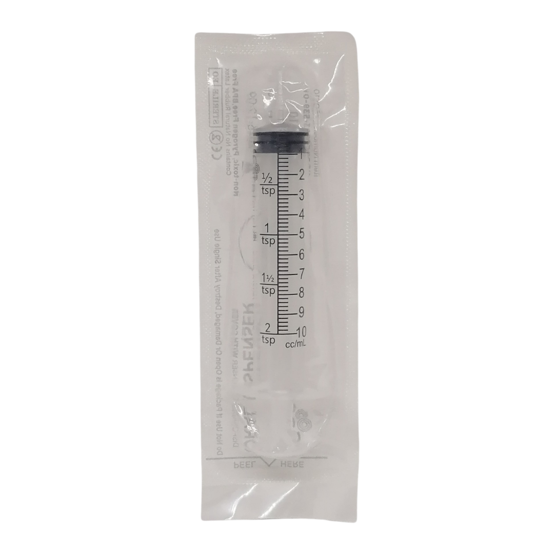 EXPIRY 12/2026 CareTouch Oral Disposable Syringe with Cover 10 ml, 1 Count