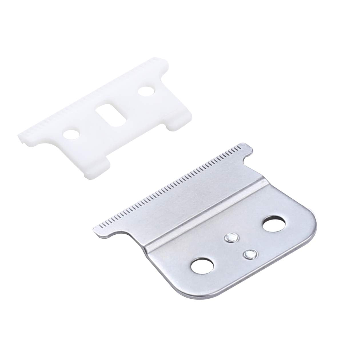 Pro T outliner Ceramic Blade Hair Clipper/Trimmer Replacement Blades #04521-Compatible with Andis T Outliner Clipper (Silver)