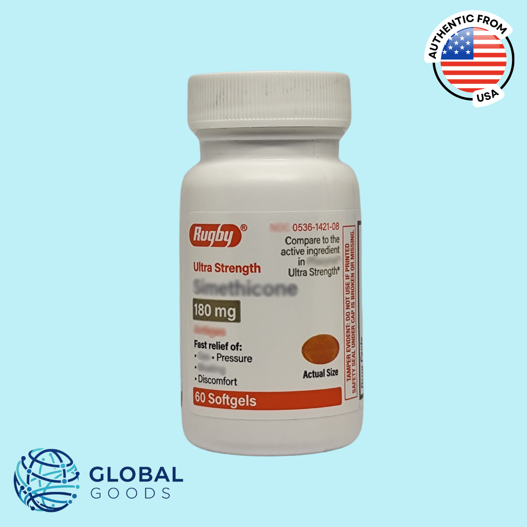 Rugby Ultra Strength 180mg, 60 Softgels