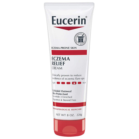 Eucerin Eczema Relief Cream Full Body Lotion for Eczema-Prone Skin, 8 oz. (Packaging may Vary)